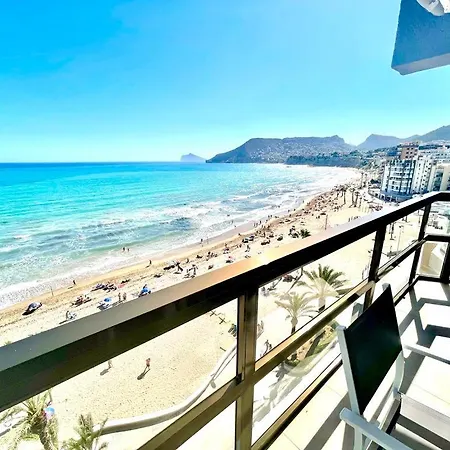 Calpemar 8 Sea View First Line Arenal Apartment