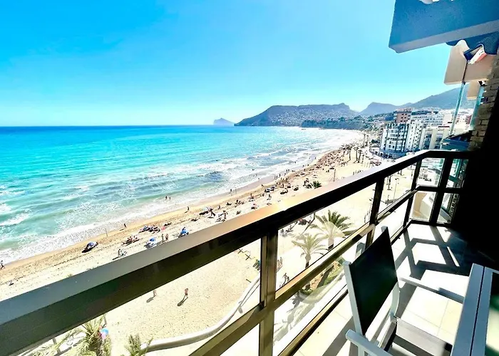 Calpemar 8 Sea View First Line Arenal Apartment