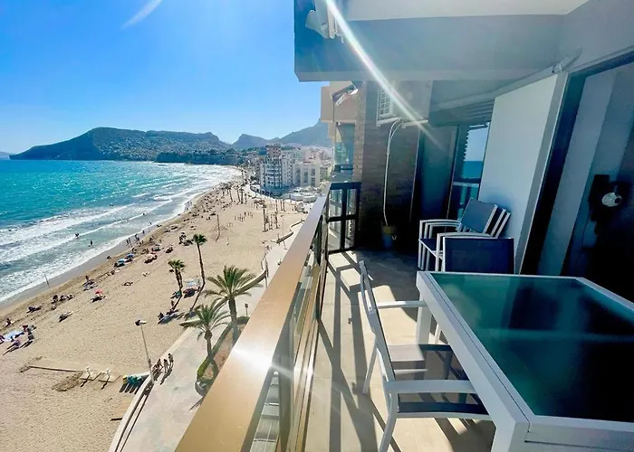 Calpemar 8 Sea View First Line Arenal Lejlighed Calpe